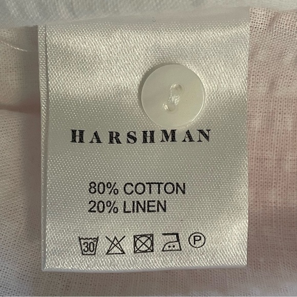 Harshman | Darcy White Seersucker Ruffle Top New - Picture 9 of 10